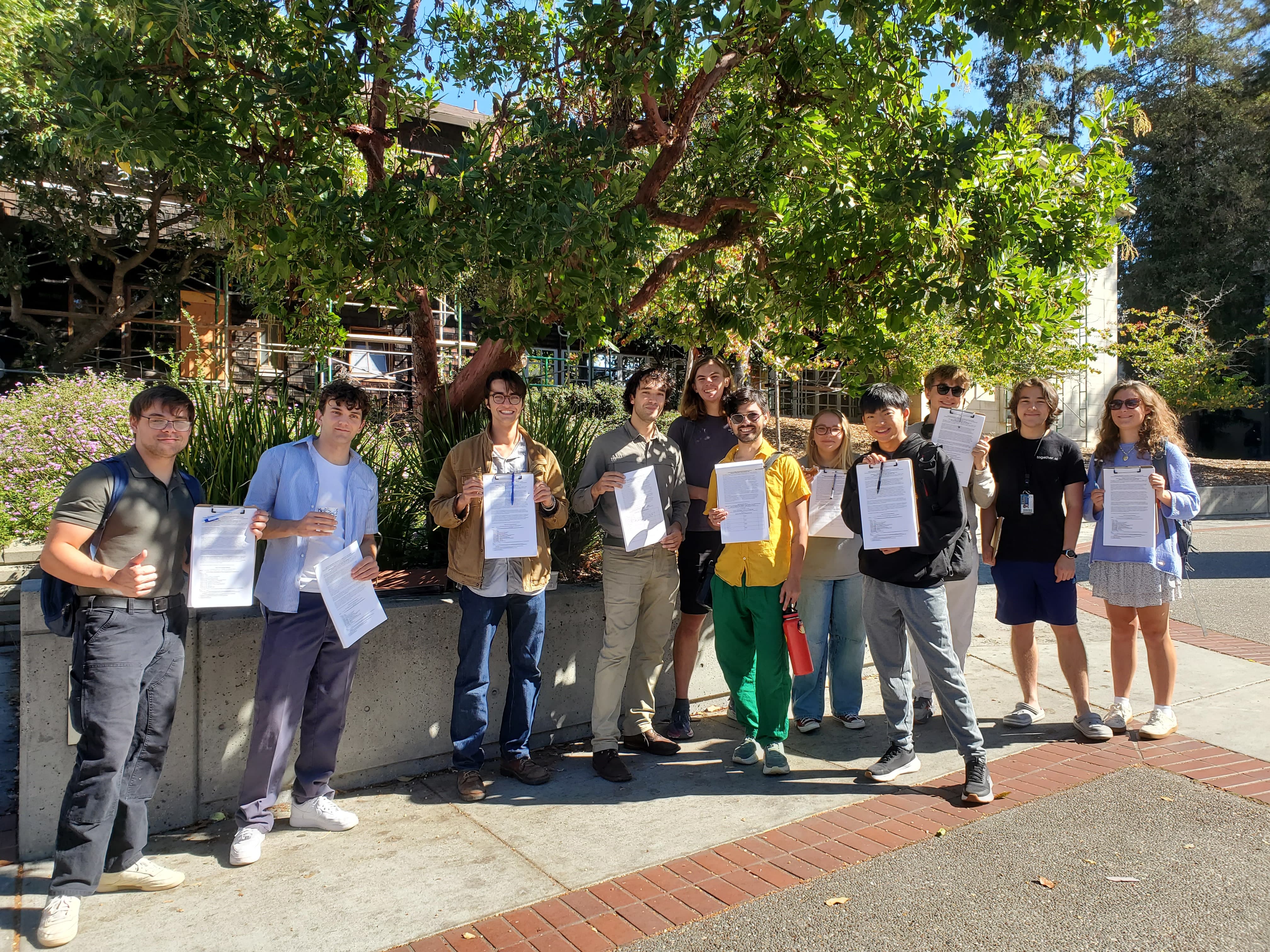 Berkeley Amend volunteer team
